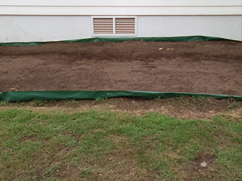 Landscaping — before